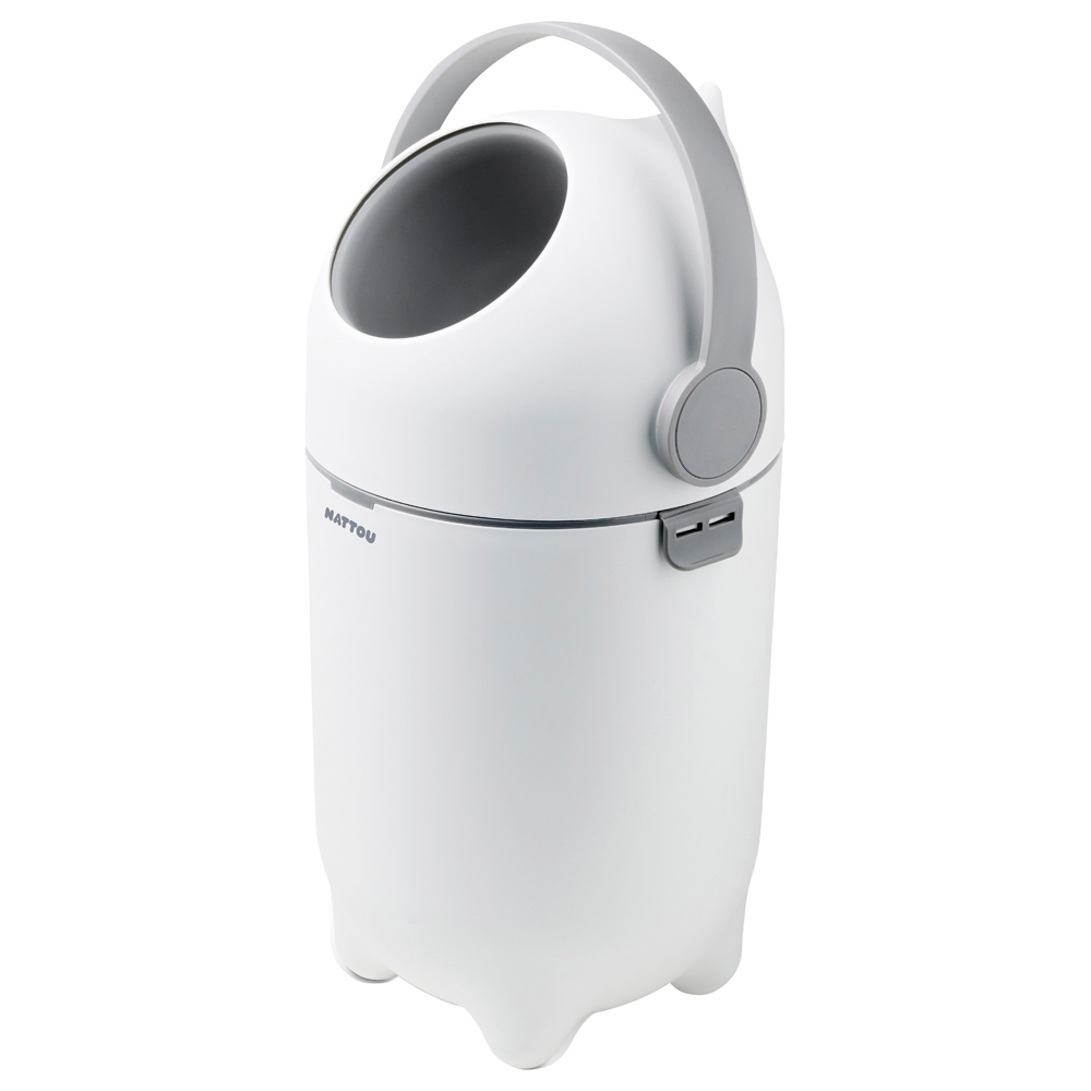 Nattou Dropy pelenkatároló kuka, White 