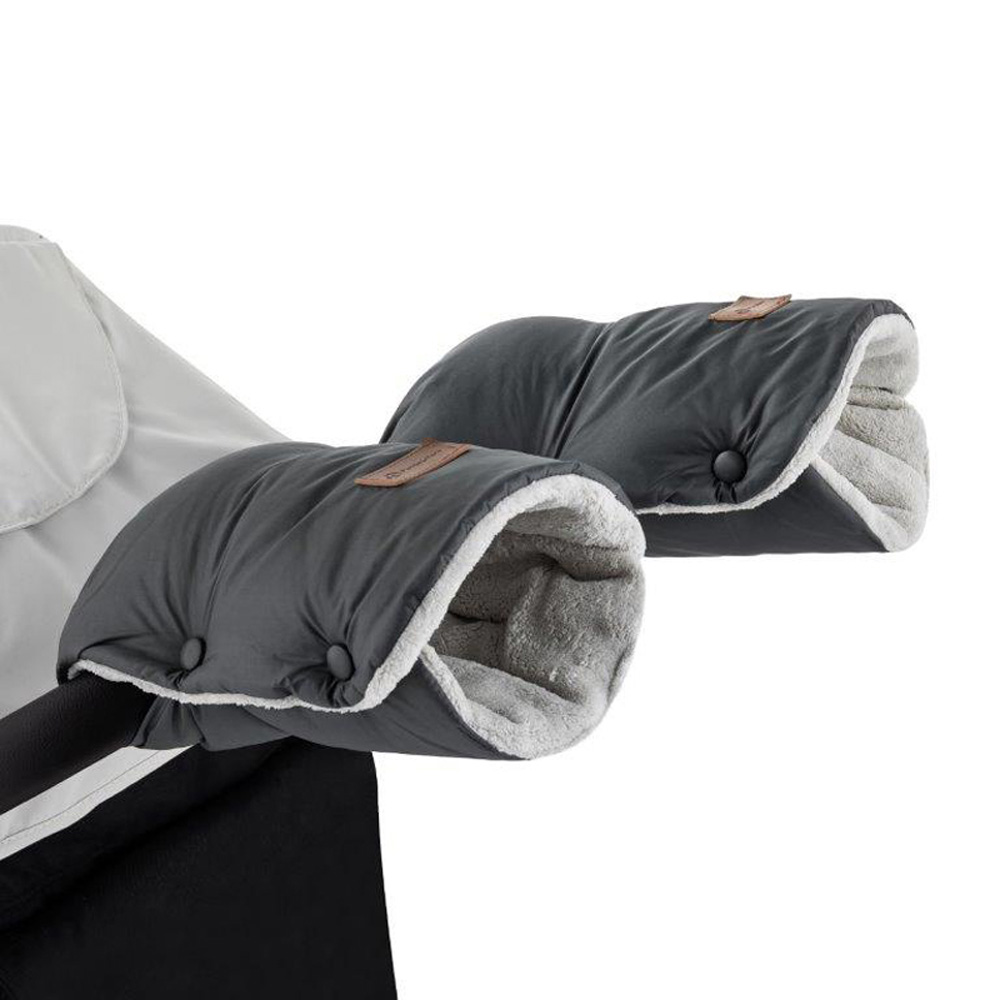 Petite&Mars Téli szett Jibot 3in1 bundazsák + Jasie kézmelegítő, Charcoal Grey