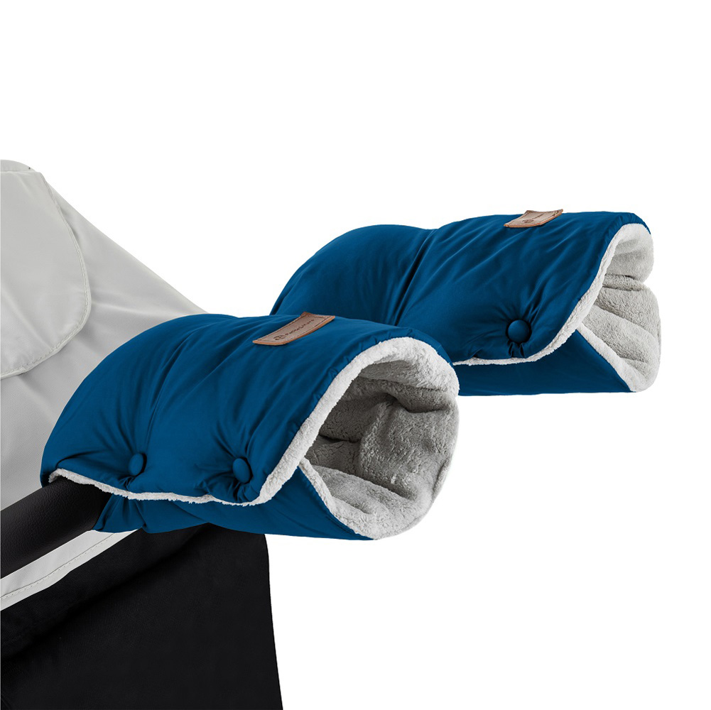 Petite&Mars Téli szett Jibot 3in1 bundazsák + Jasie kézmelegítő, Ocean Blue