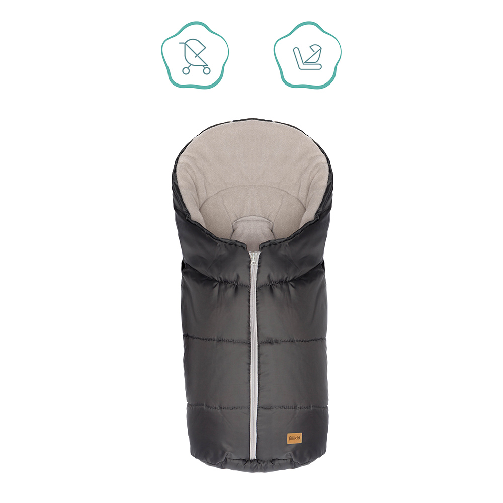 Fillikid Eco  Small bundazsák hordozóba szürke