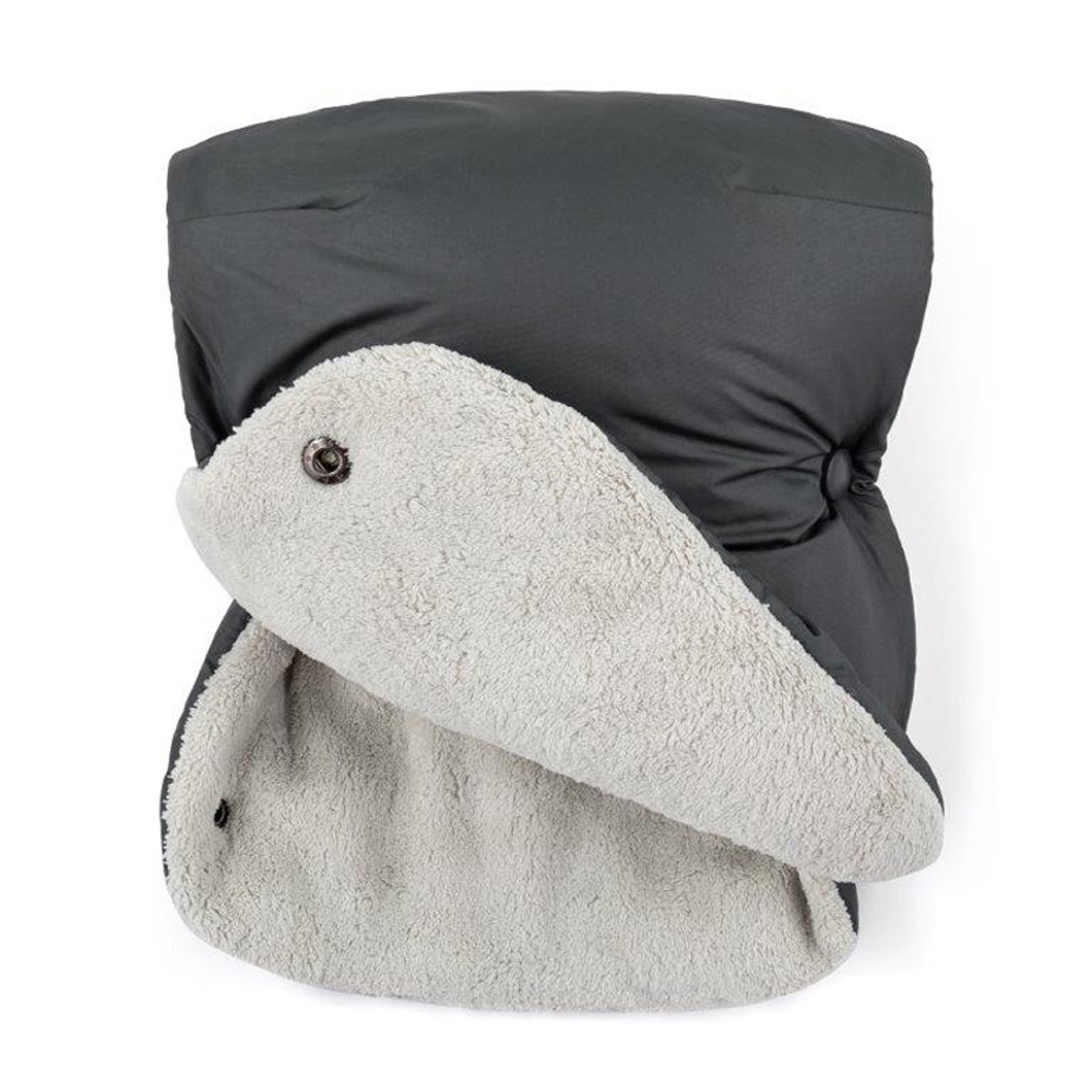 Petite&Mars Téli szett Jibot 3in1 bundazsák + Jasie kézmelegítő, Charcoal Grey