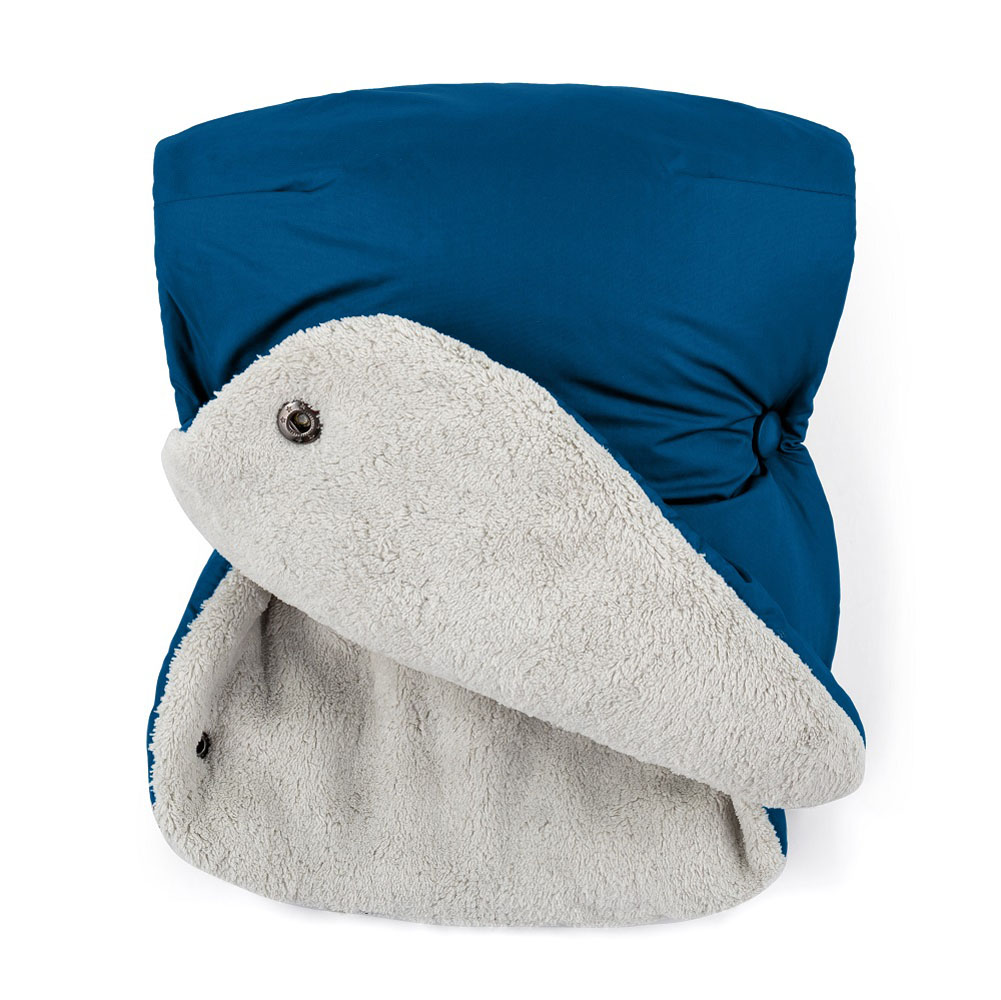 Petite&Mars Téli szett Jibot 3in1 bundazsák + Jasie kézmelegítő, Ocean Blue