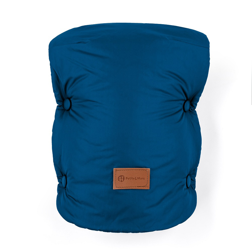 Petite&Mars Téli szett Jibot 3in1 bundazsák + Jasie kézmelegítő, Ocean Blue