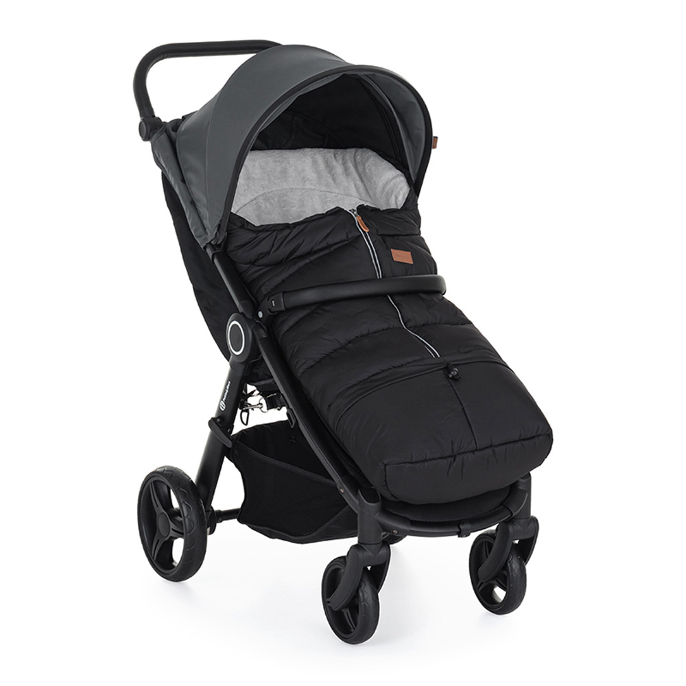 Petite&Mars Téli szett Jibot 3in1 bundazsák + Jasie kézmelegítő, Ink Black