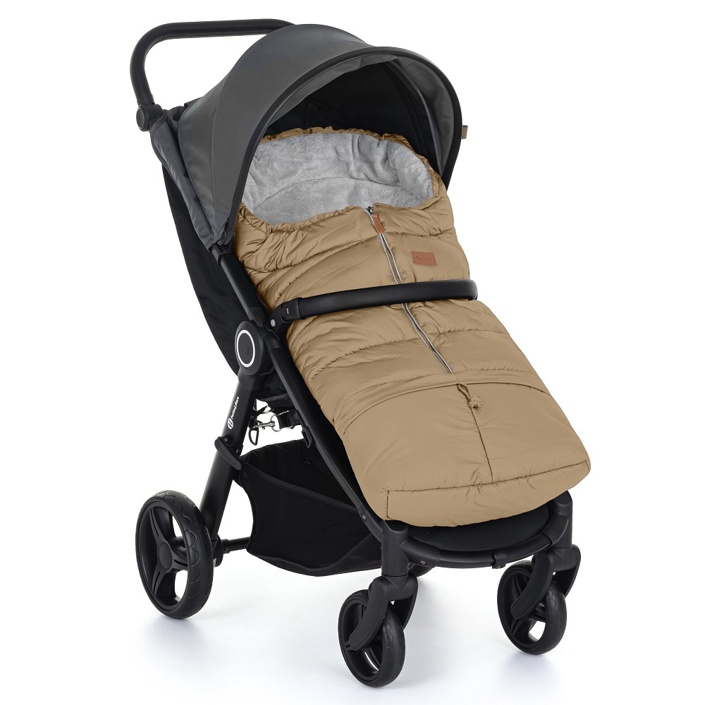 Petite&Mars Téli szett Jibot 3in1 bundazsák + Jasie kézmelegítő, Sweet Toffee