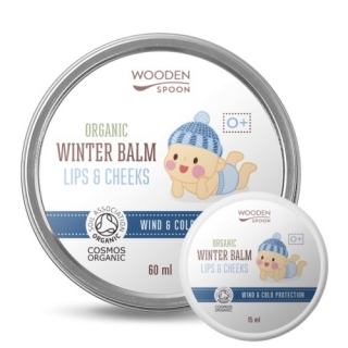 Wooden Spoon Bio téli baba balzsam arcra - Lips & Cheeks MINI 15ml
