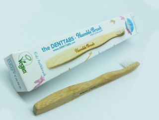 DENTtabs bambusz gyerek fogkefe