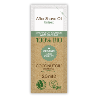 Coconutoil 100% Bio Szőrtelenítés és borotválkozás utáni olaj, 2,5ml