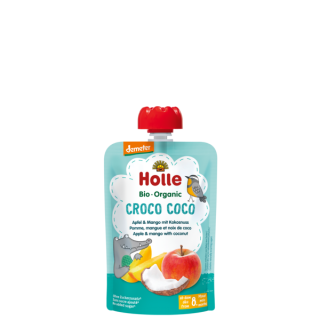 Holle Croco Coco BIO tasak, alma-mangó-kókusz, 100g