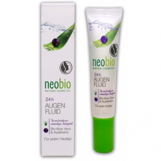 Neobio 24 órás Szemkörnyékápoló BIO Aloe verával és akaibogyóval, 15ml