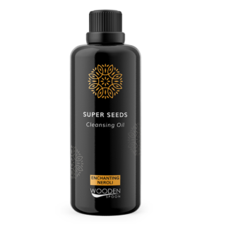 Wooden Spoon Super Seeds BIO arctisztító olaj normál/száraz bőrre, 100ml