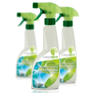 Cleaneco Általános felületfertőtlenítő újrahasznosított csomagolásban, 500ml