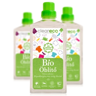 Cleaneco Bio öblítő, hipoallergén aloe illat, komposztálható csomagolásban, 1L