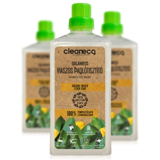 Cleaneco Organikus viaszos padlótisztító komposztálható csomagolásban, 1L