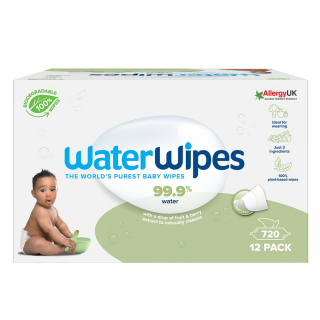 WaterWipes Soapberry nedves törlőkendő MEGA PACK, 12x60db