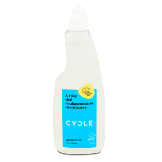 CYCLE újrahasznosított WC tisztító, citrom, 500ml
