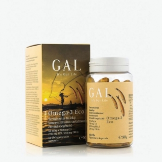 GAL Omega-3 Eco, 700 mg Omega-3 x 60db lágyzselatin-kapszula