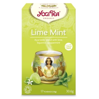 Yogi Tea Bio Lime menta tea, 17db filter