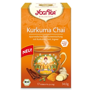 Yogi Tea Bio Kurkuma chai tea, 17db filter