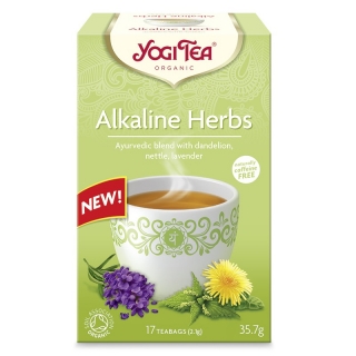 Yogi Tea Bio Lúgosító gyógynövényes tea, 17db filter