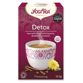 Yogi Tea Bio Tisztító, méregtelenítő tea, 17db filter