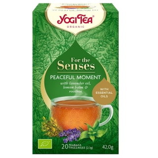 Yogi Tea Bio tea az érzékeknek, Nyugodt pillanat, 20db filter