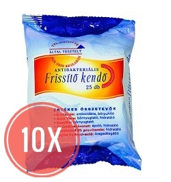 Baby Bruin antibakteriális higiéniai törlőkendő MEGA PACK, 10x25db