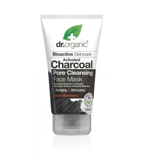 Dr. Organic Charcoal Pórustisztító arcpakolás aktív szénnel, 125ml