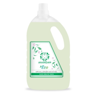 Anandam ECO hipoallergén mosógél, Aloe Vera és teafa, 3liter