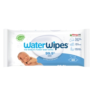 WaterWipes BIO lebomló nedves törlőkendő, 60db