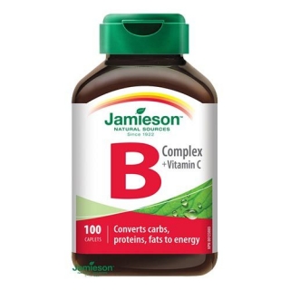 Jamieson B-vitamin Komplex C-vitaminnal tabletta 100db