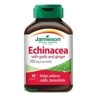 Jamieson Echinacea fokhagyma és gyömbér kapszula 45db