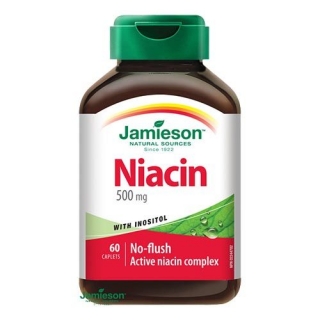 Jamieson Niacin 500mg tabletta inozitollal 60db