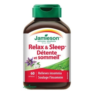 Jamieson Relax & Sleep gyógynövény kivonatokat tartalmazó kapszula 60db