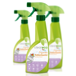 Cleaneco Baby Organikus Felülettisztító újrahasznosított csomagolásban, 500ml