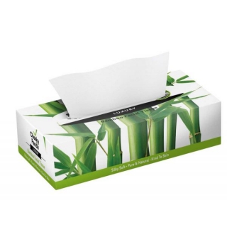 Cheeky Panda Bambusz papírzsebkendő lapos dobozos, 3 rétegű, 80 lap