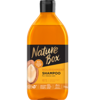 Nature Box sampon Argán olajjal a puha hajért 385ml