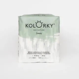Kolorky Nature öko pelenka, L (8-13kg), 19db