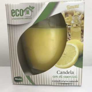 Eco-Home illatgyertya citrom illat 120g