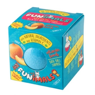 Funimals Vitamin Bomb Magic Melon Sárgadinnyés Fürdőgolyó Meglepetés Figurával