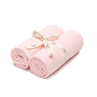 ESECO by T-tomi prémium minőségű BIO muszlin textil pelenka, rózsaszín, 2db