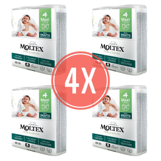 MOLTEX Pure&Nature öko bugyipelenka 4, maxi(7-12kg) BOX 4x22db