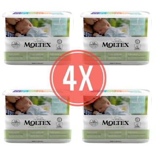 MOLTEX Pure&Nature öko pelenka 1, újszülött (2-4 kg) BOX 4x22db