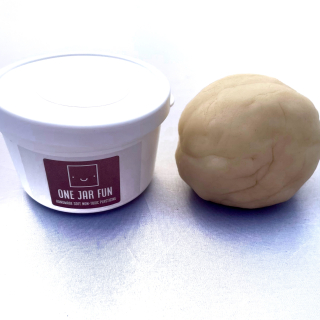 One Jar Fun kézműves lágy gyurma, natúr, 150g