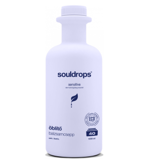 Souldrops Sensitive Öblítő, Balzsamcsepp, 40 adag, 1000ml