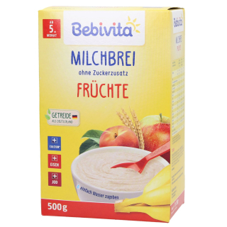 Bebivita Kiegészítő táplálék - Gyümölcsös tejpép, 500g