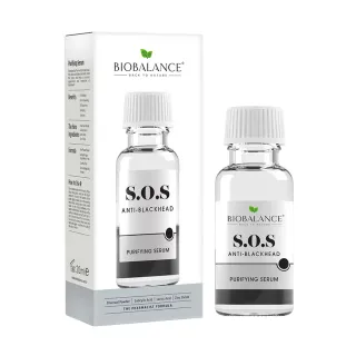 Biobalance S.O.S. tisztító szérum mitesszerek ellen, 20ml