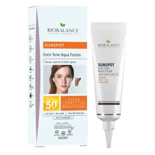 Biobalance Hidratáló és bőrkiegyenlítő fényvédő arckrém SPF50, 40ml