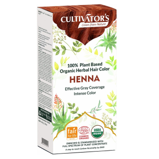 Cultivator's 100% bio növényi hajfesték, Henna