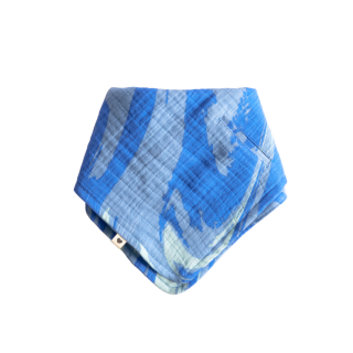 BIBS Tie Dye muszlin nyálkendő, óceán